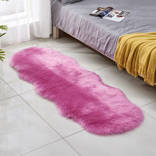 Load image into Gallery viewer, Living Room Plush Floor Rugs Mats Kids Room Faux Fur Area Rug Carpet Solid Fluffy Soft Shaggy Carpet Artificial Sheepskin Hairy