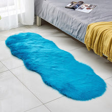 Load image into Gallery viewer, Living Room Plush Floor Rugs Mats Kids Room Faux Fur Area Rug Carpet Solid Fluffy Soft Shaggy Carpet Artificial Sheepskin Hairy